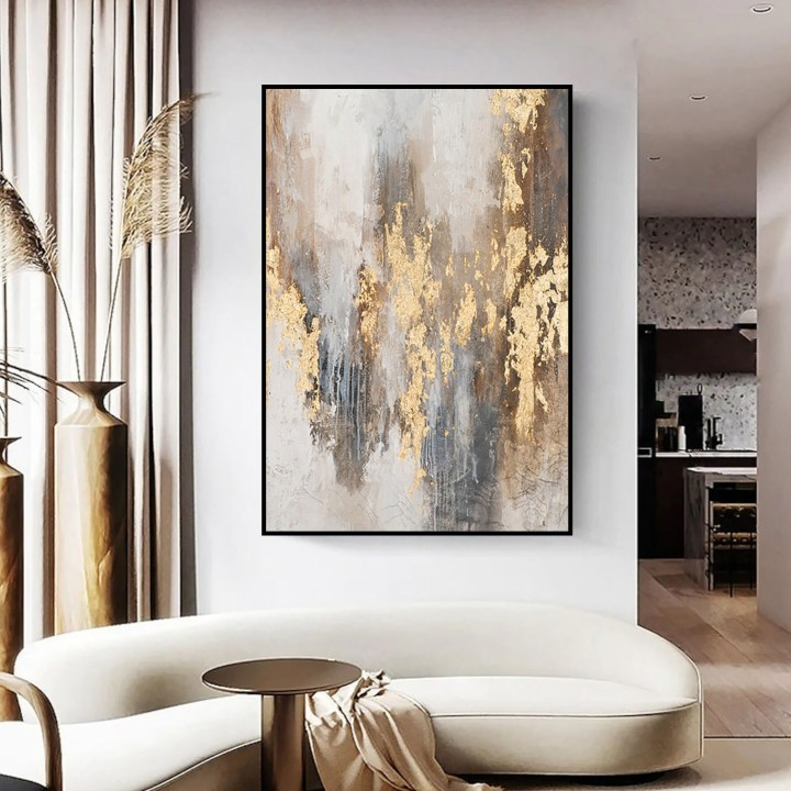 Gold Abstract Art