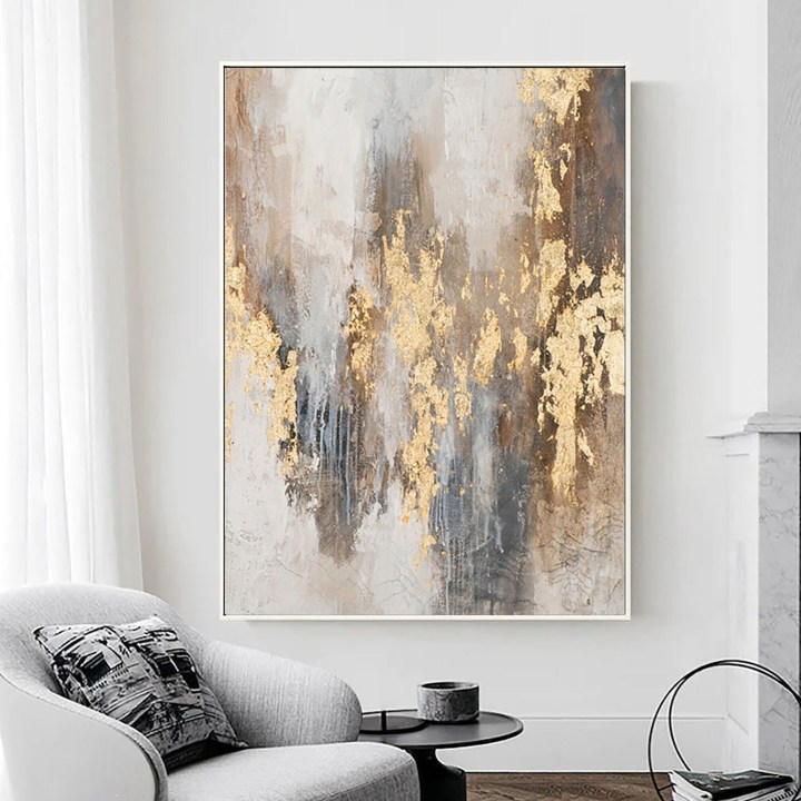 Gold Abstract Art