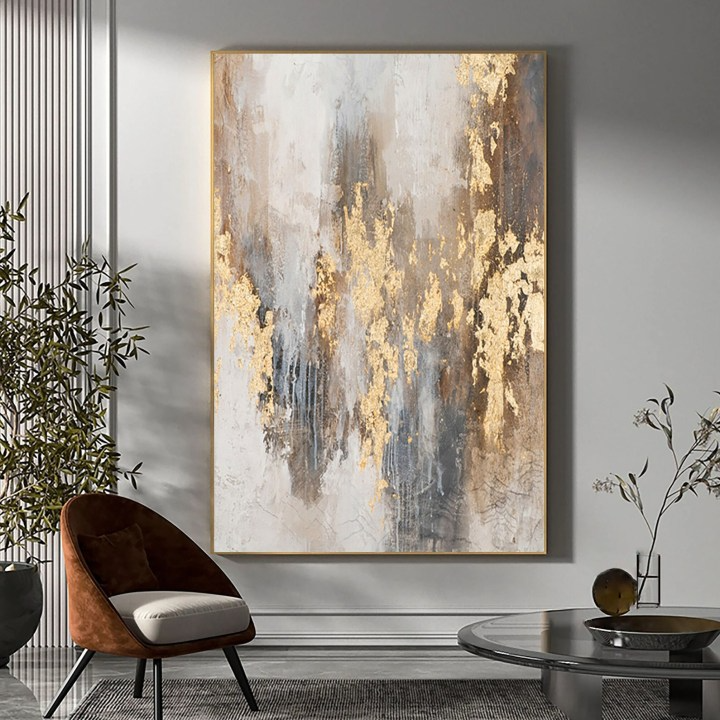 Gold Abstract Art