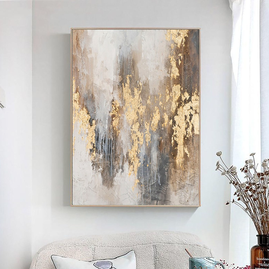 Gold Abstract Art