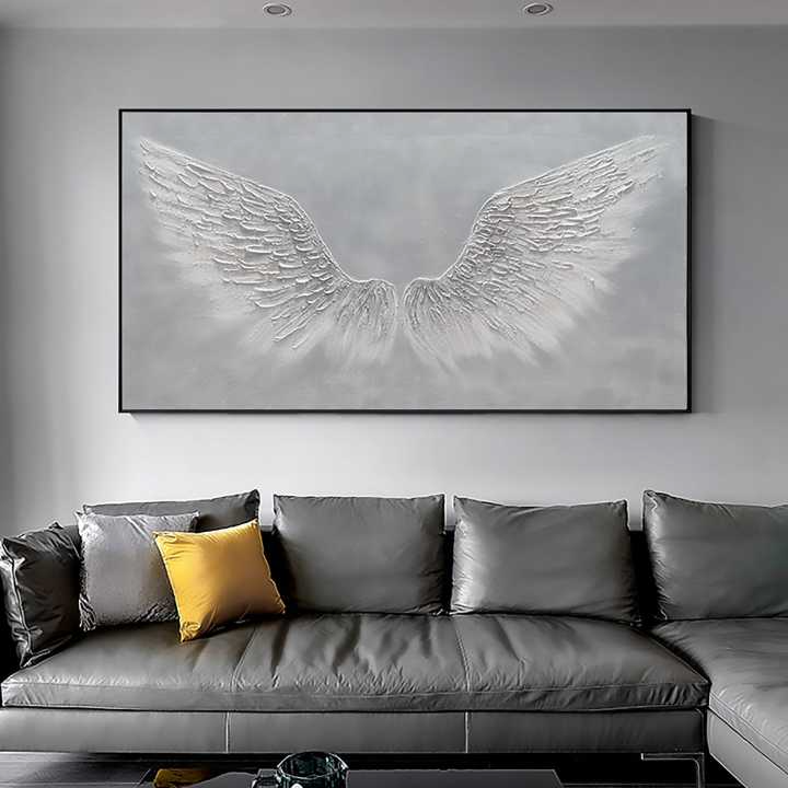 Wings oil painting