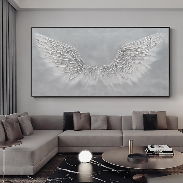 Wings oil painting