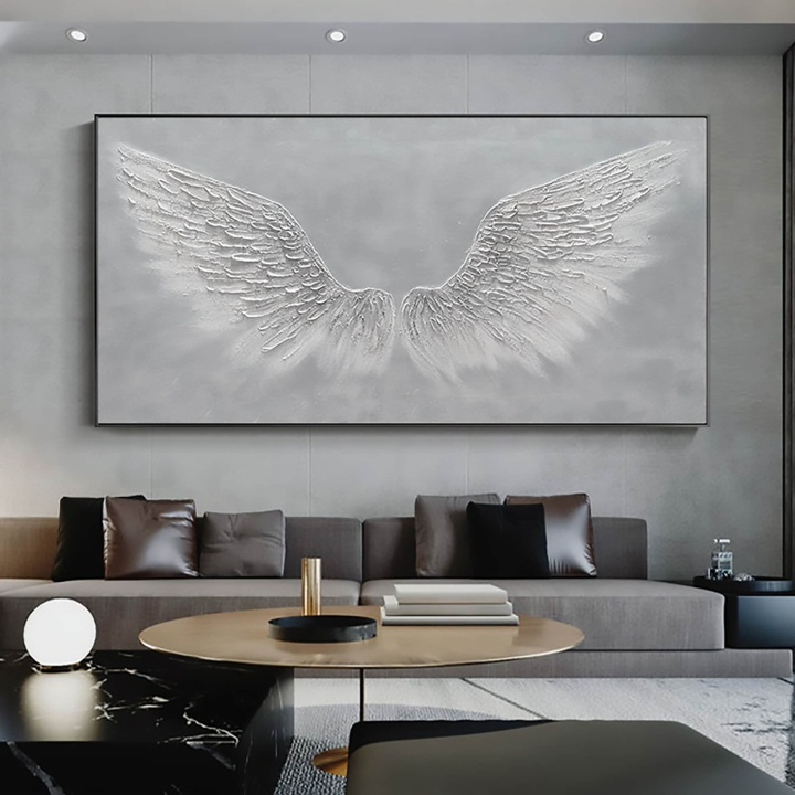 Wings oil painting