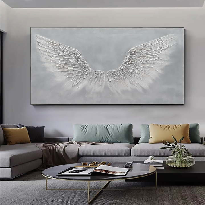 Wings oil painting