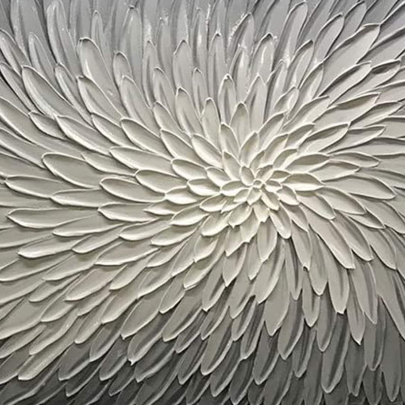 Grey Flower Art