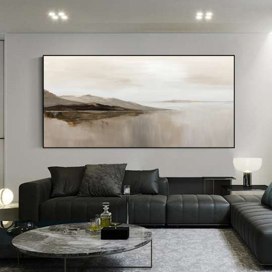 Grey Landscape Art