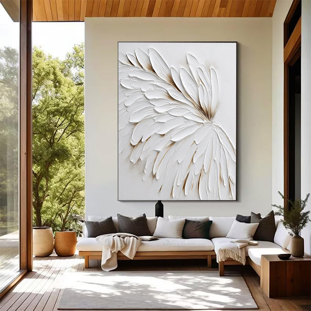 White Abstract Art