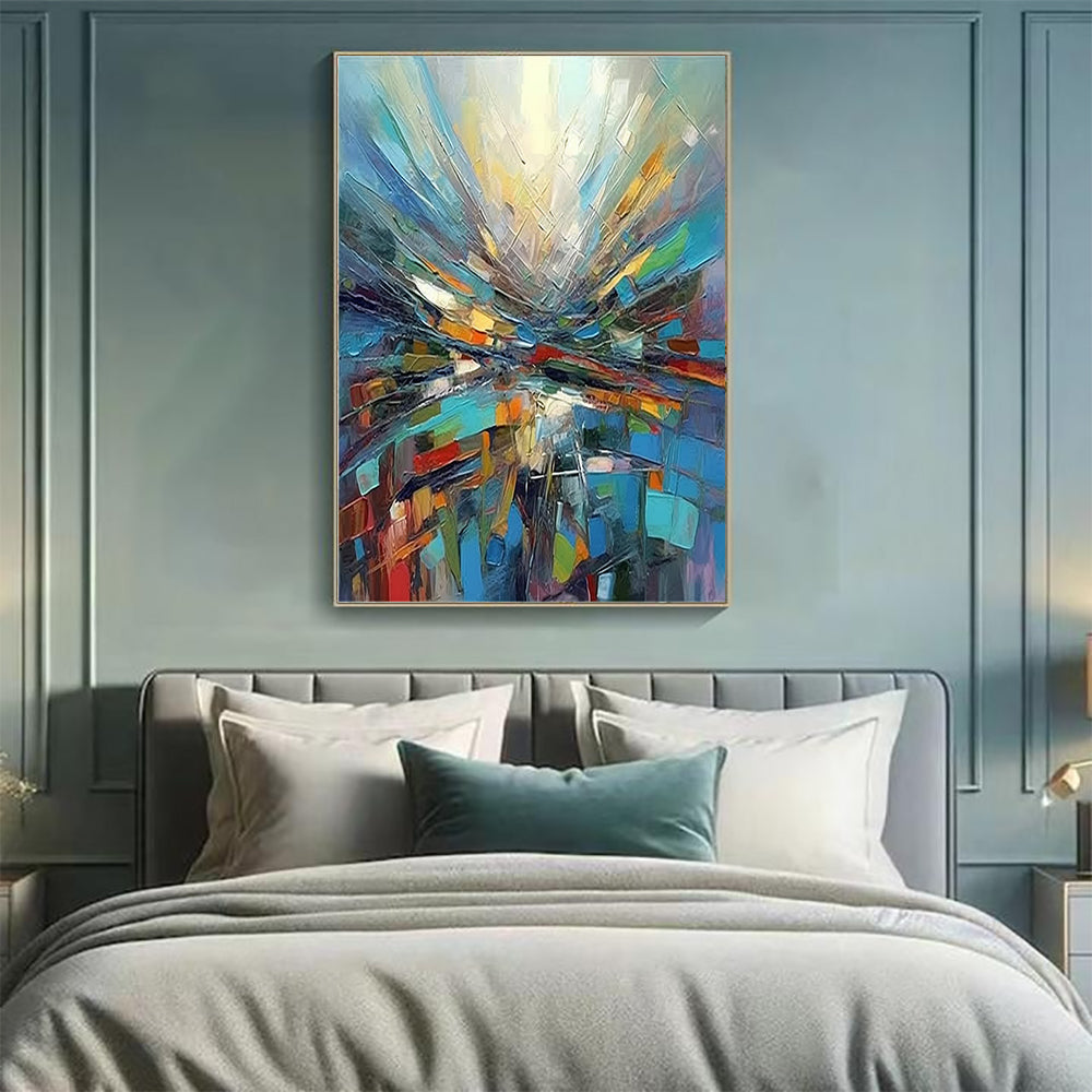 Blue Abstract Painting