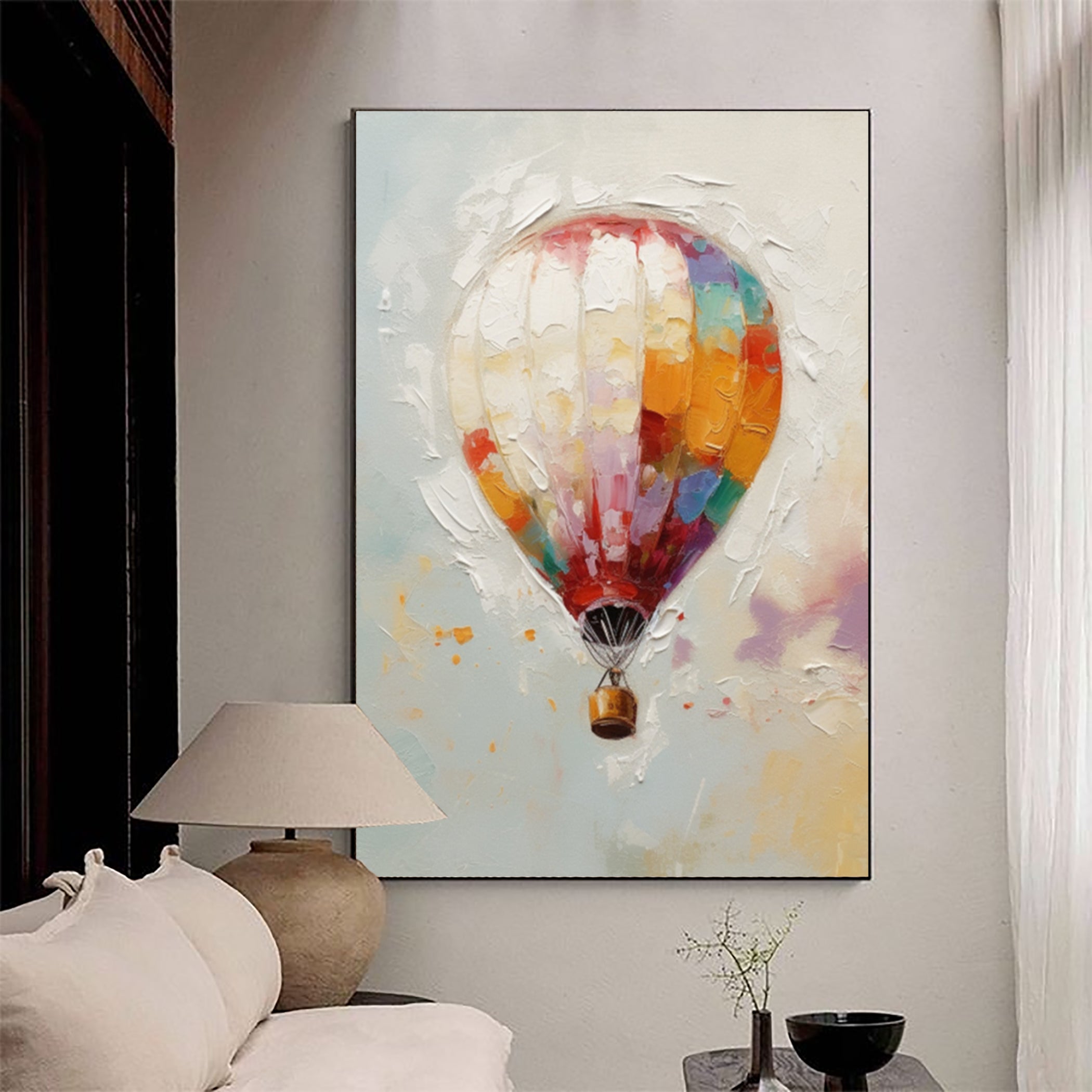 Balloon Oil Painting