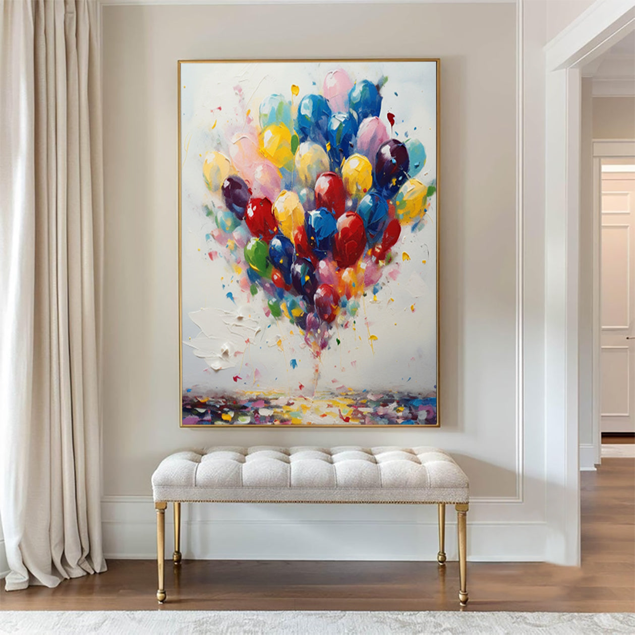 Balloon Oil Painting #BP012