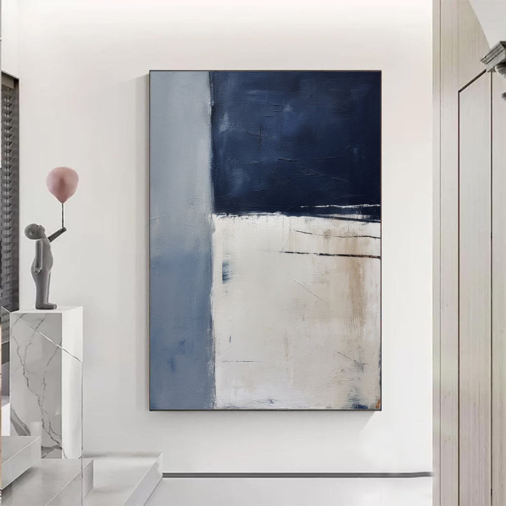 Blue White Painting