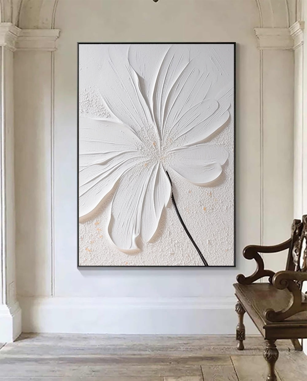 Minimalist White Flower