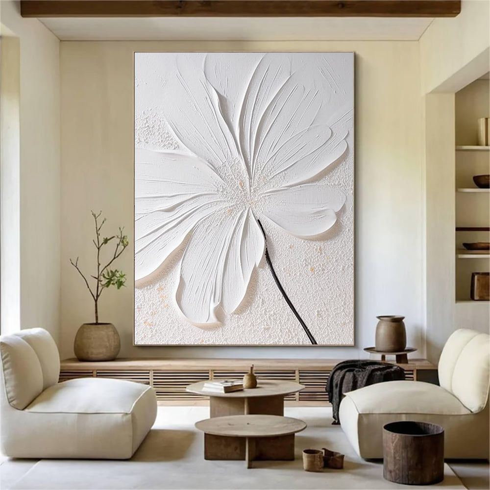 Minimalist White Flower