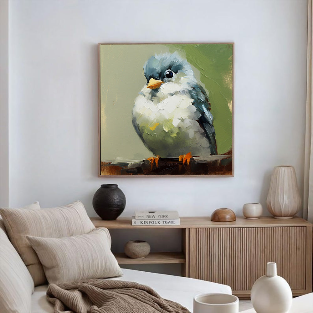 Bird Oil Painting-B06