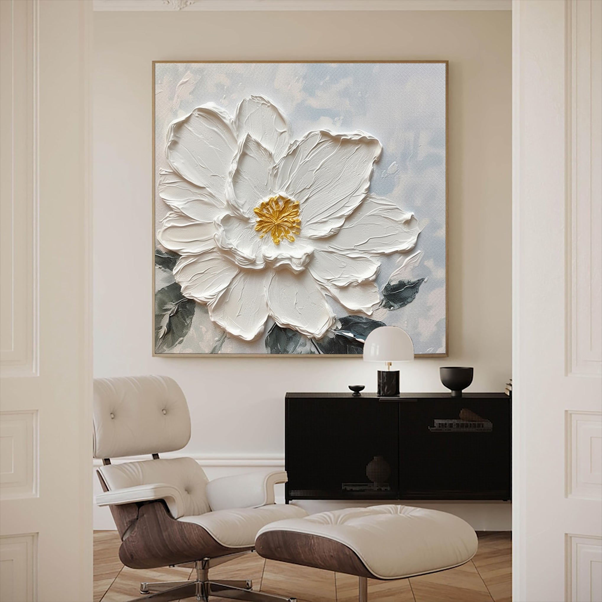 White Flower Art-T01