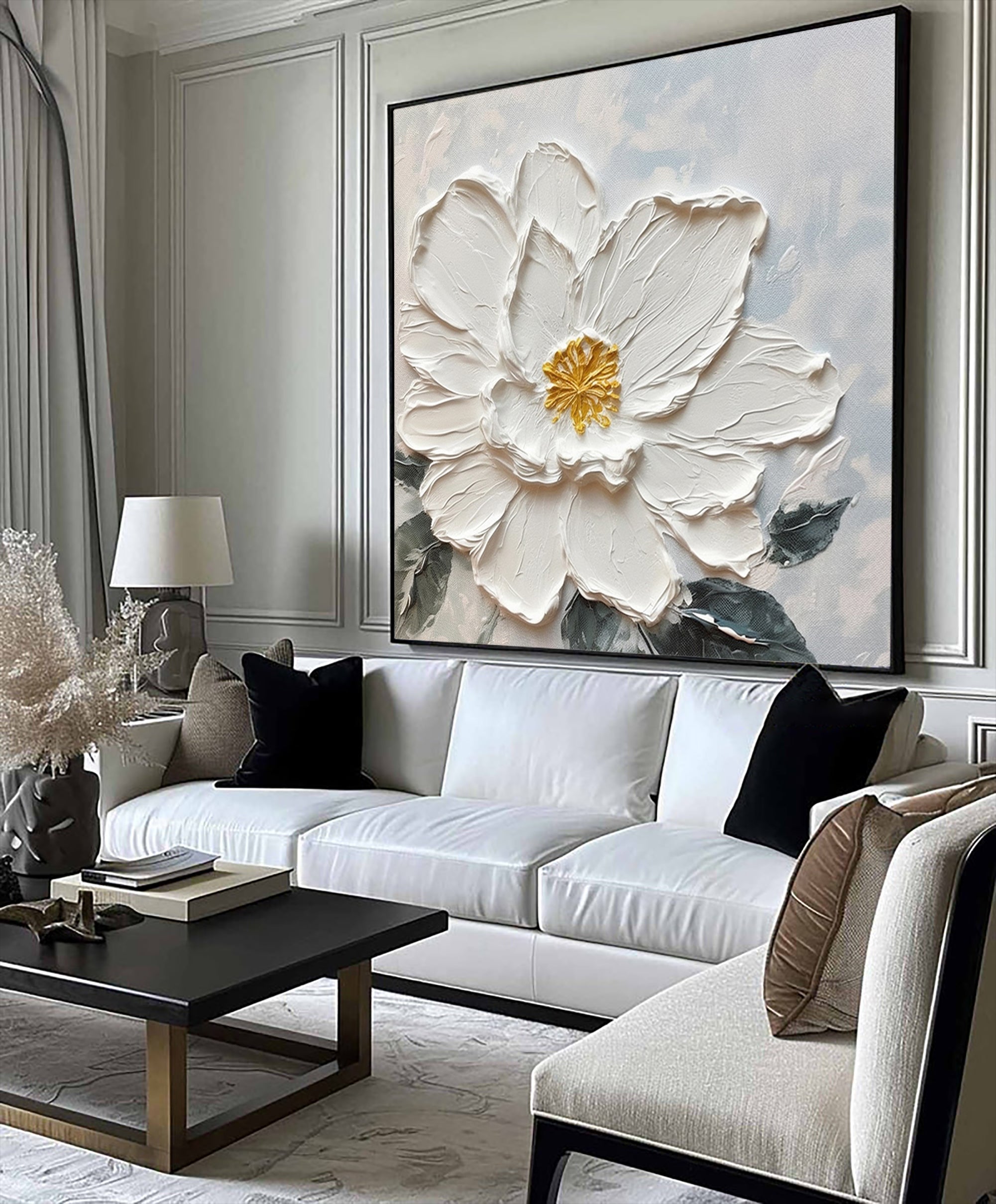 White Flower Art-T01