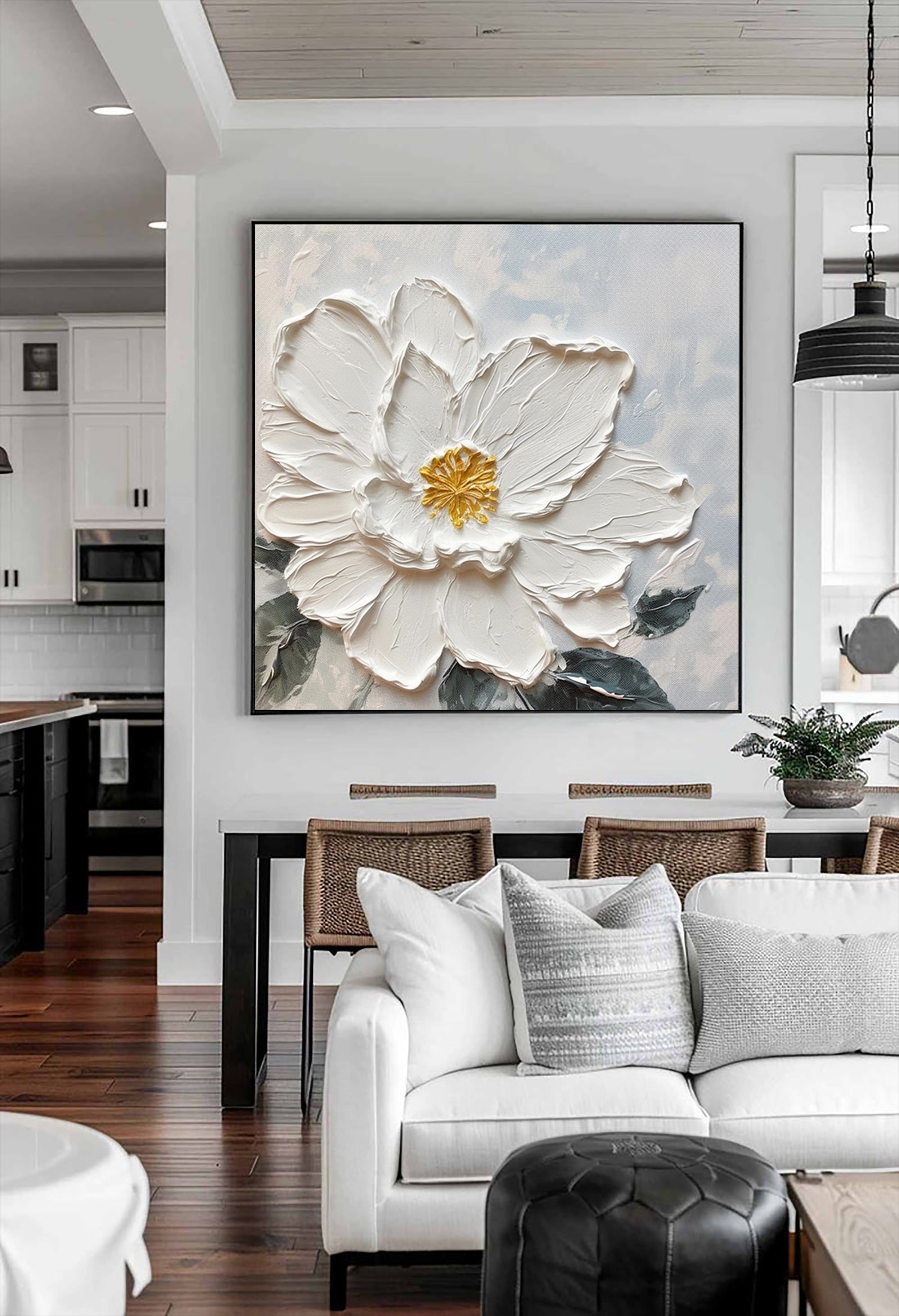 White Flower Art-T01