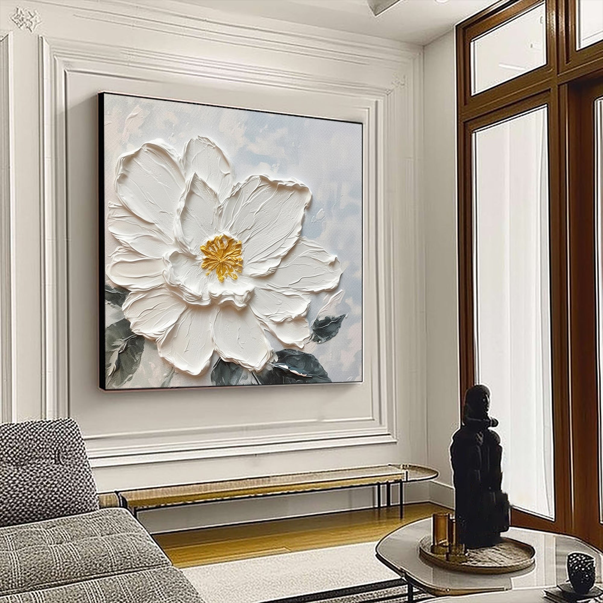 White Flower Art-T01