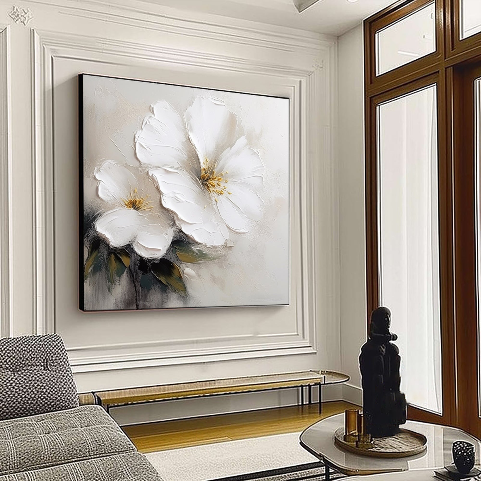 White Flower Art-T02