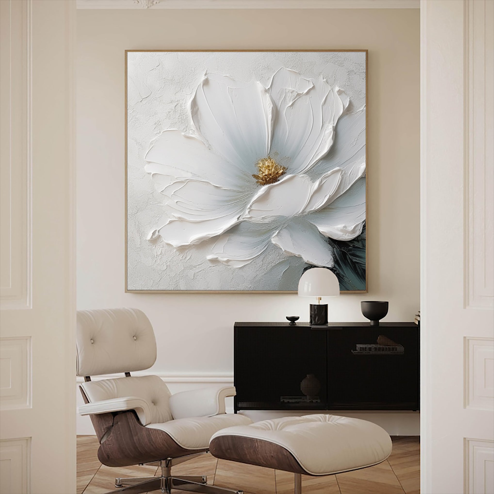 White Flower Art-T03