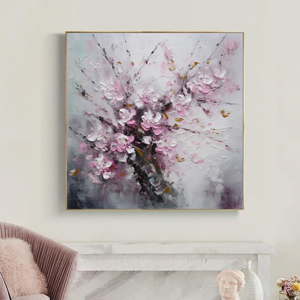 Plum Oil Painting