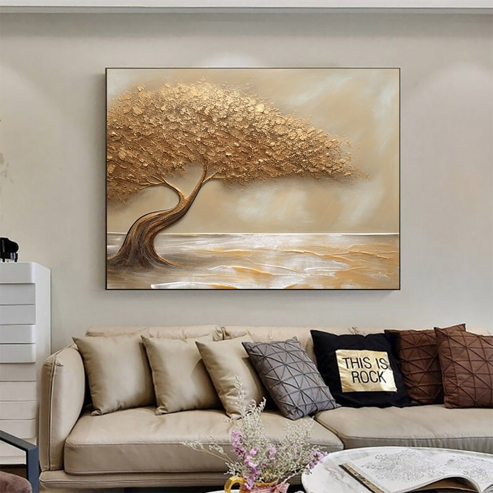 Gold Tree Painting