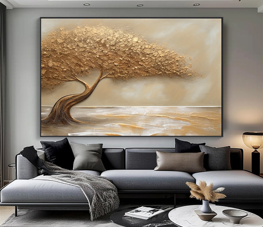 Gold Tree Painting