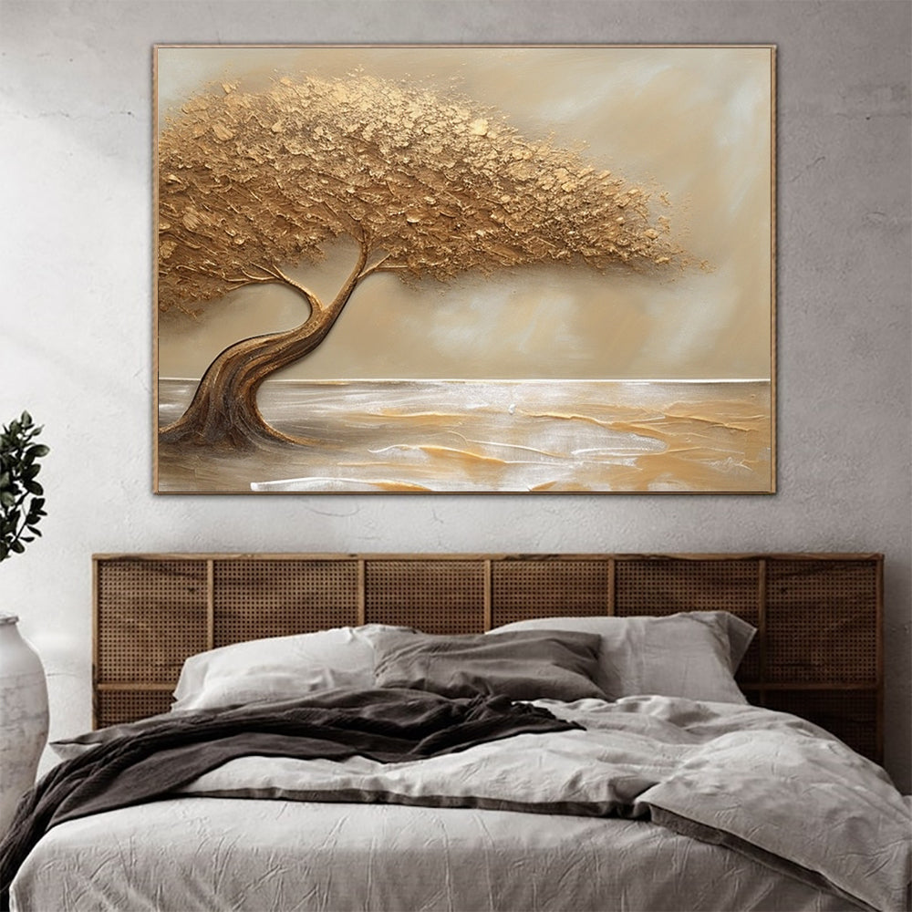 Gold Tree Painting