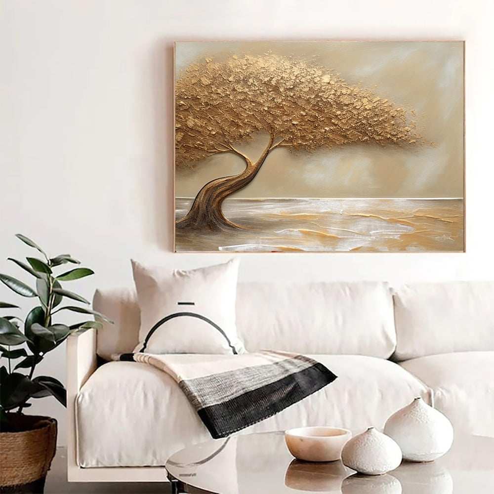 Gold Tree Painting