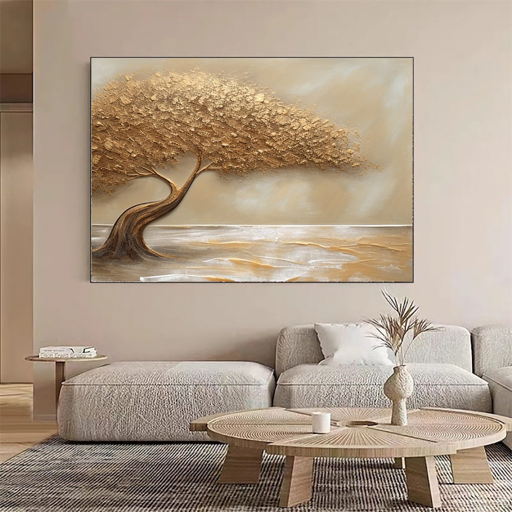 Gold Tree Painting